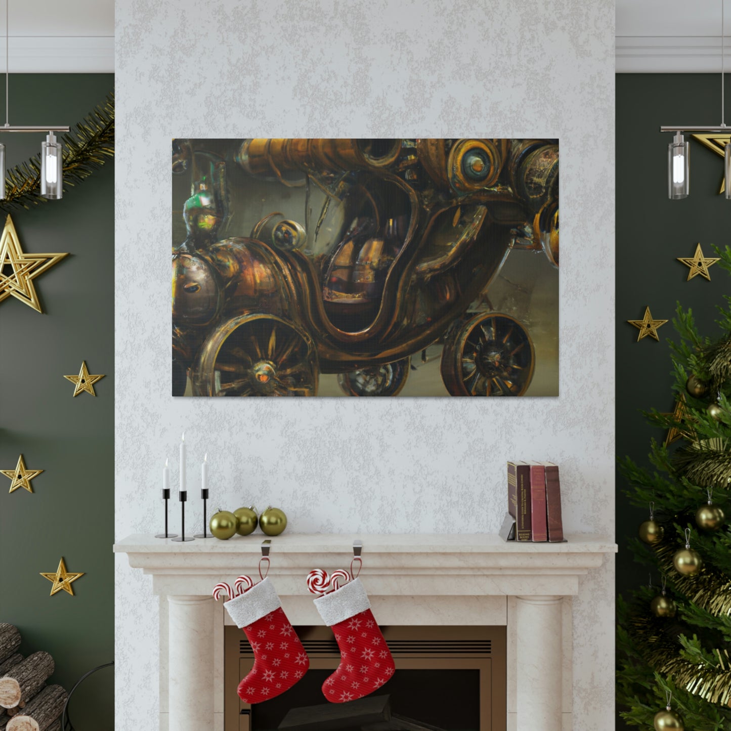 Steampunk Motorcar - Canvas