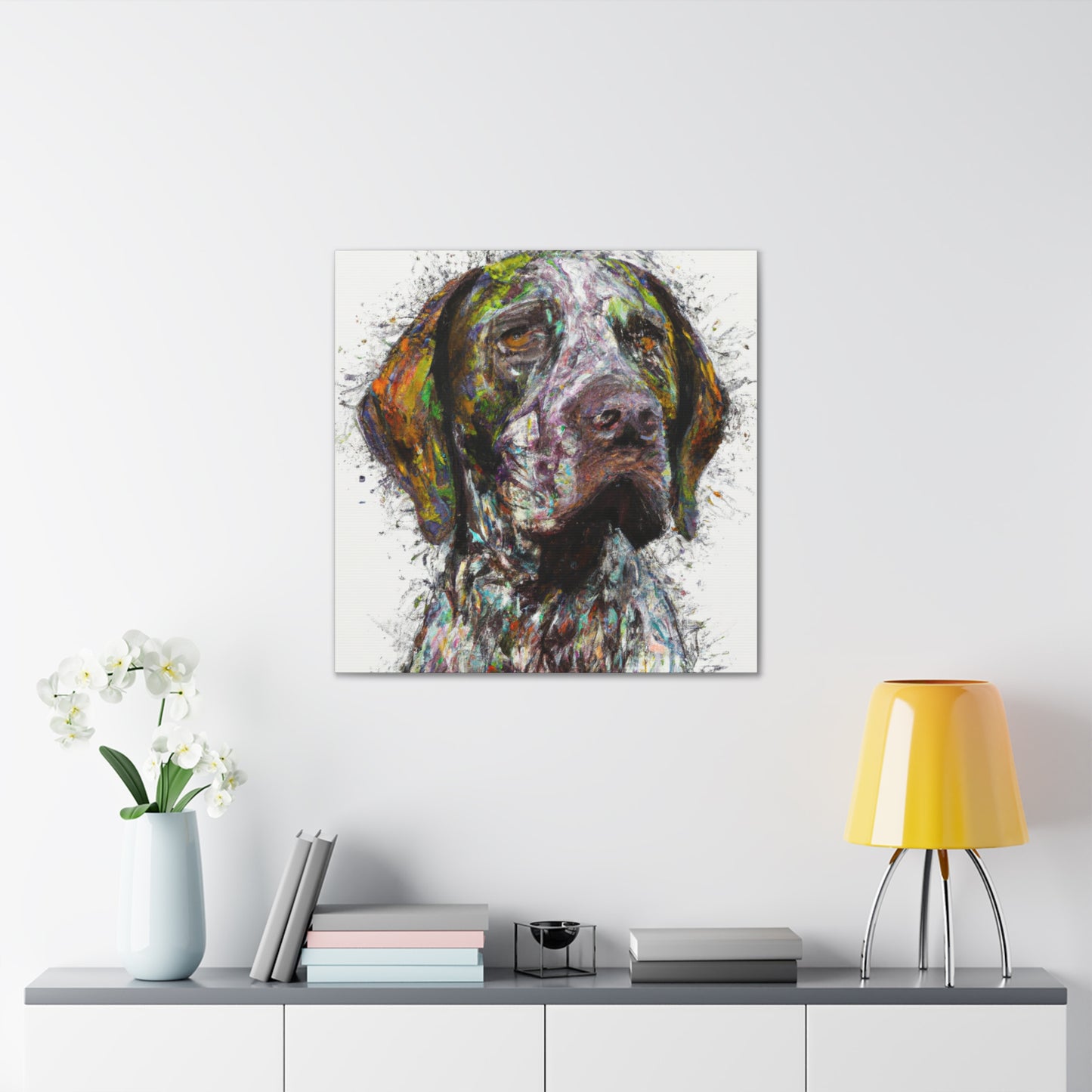 "Painted Pointer" - Canvas