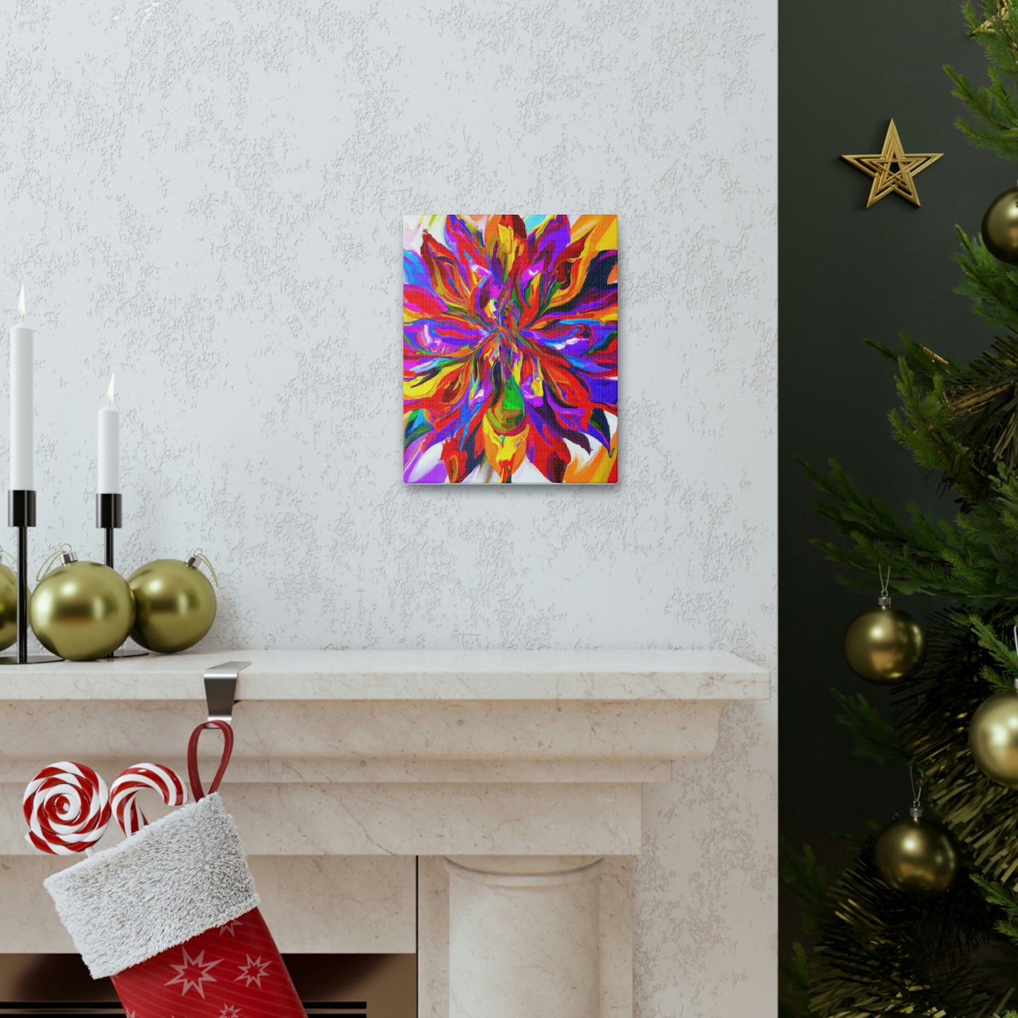 Vibrant Blooms - Canvas