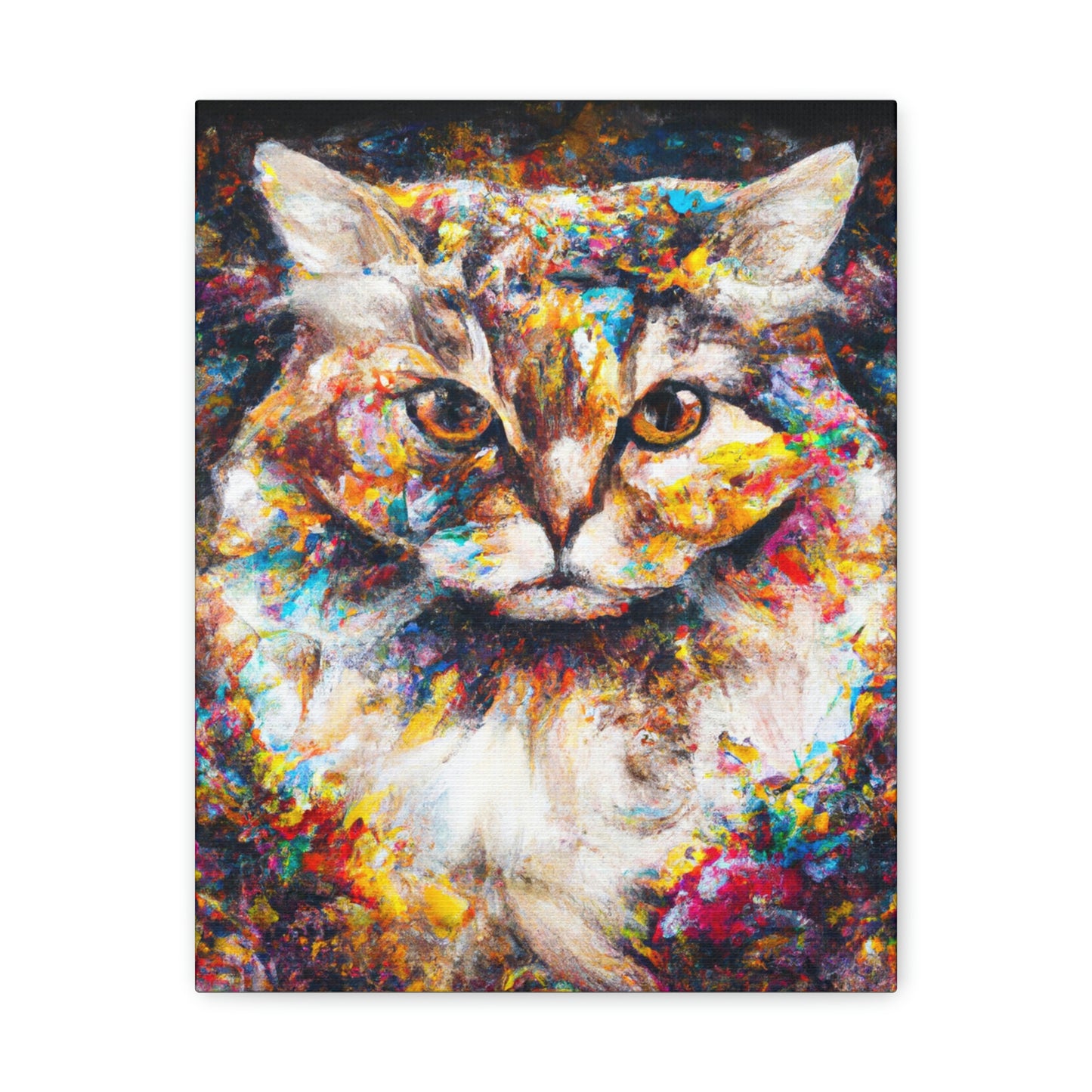 Flower Cat - Canvas
