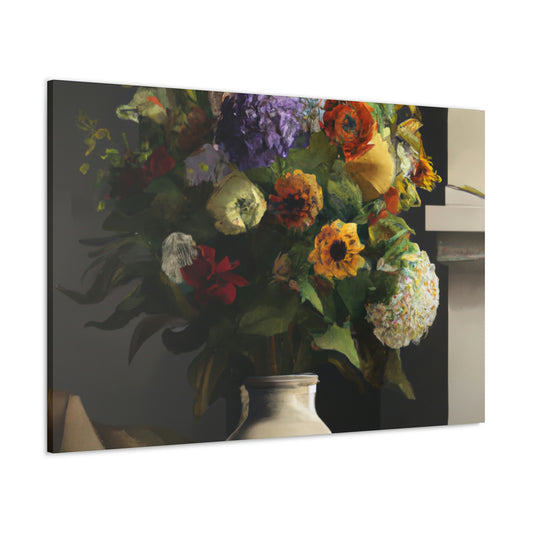 Floral Splendor Dream. - Canvas