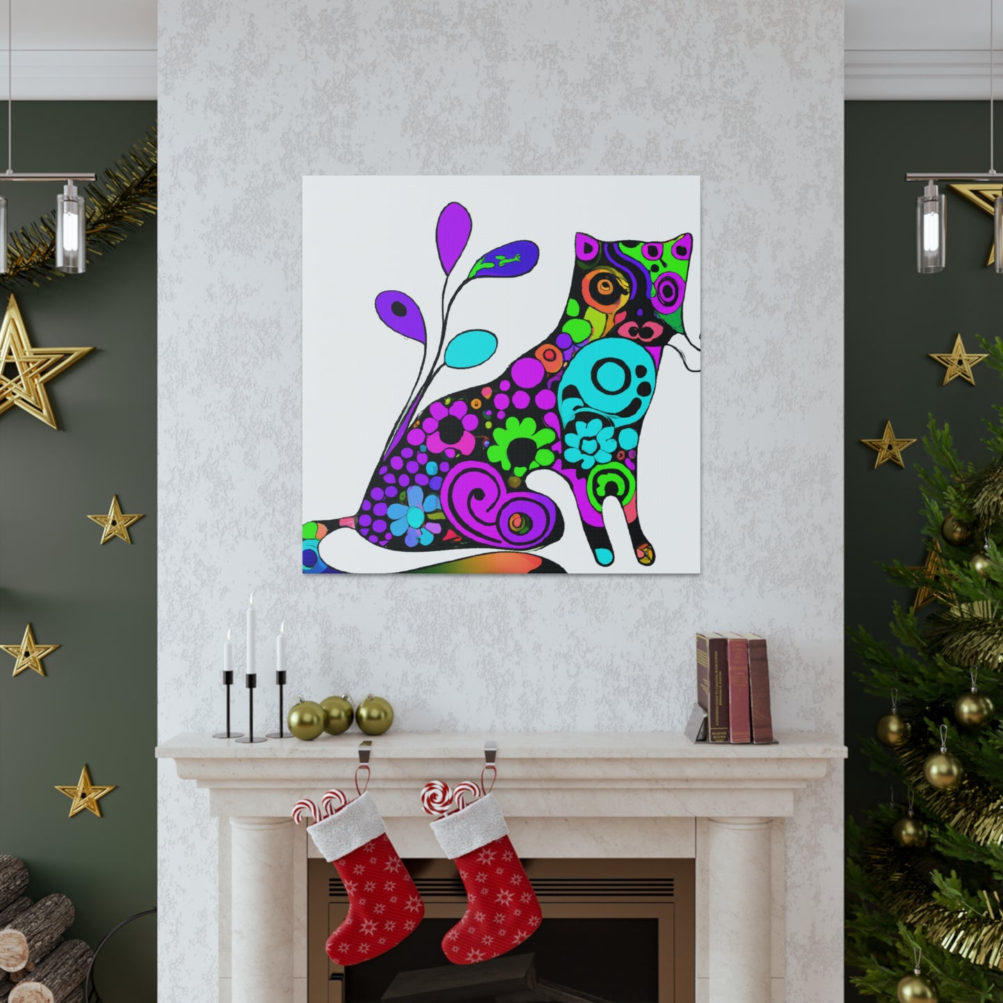Flora Feline - Canvas