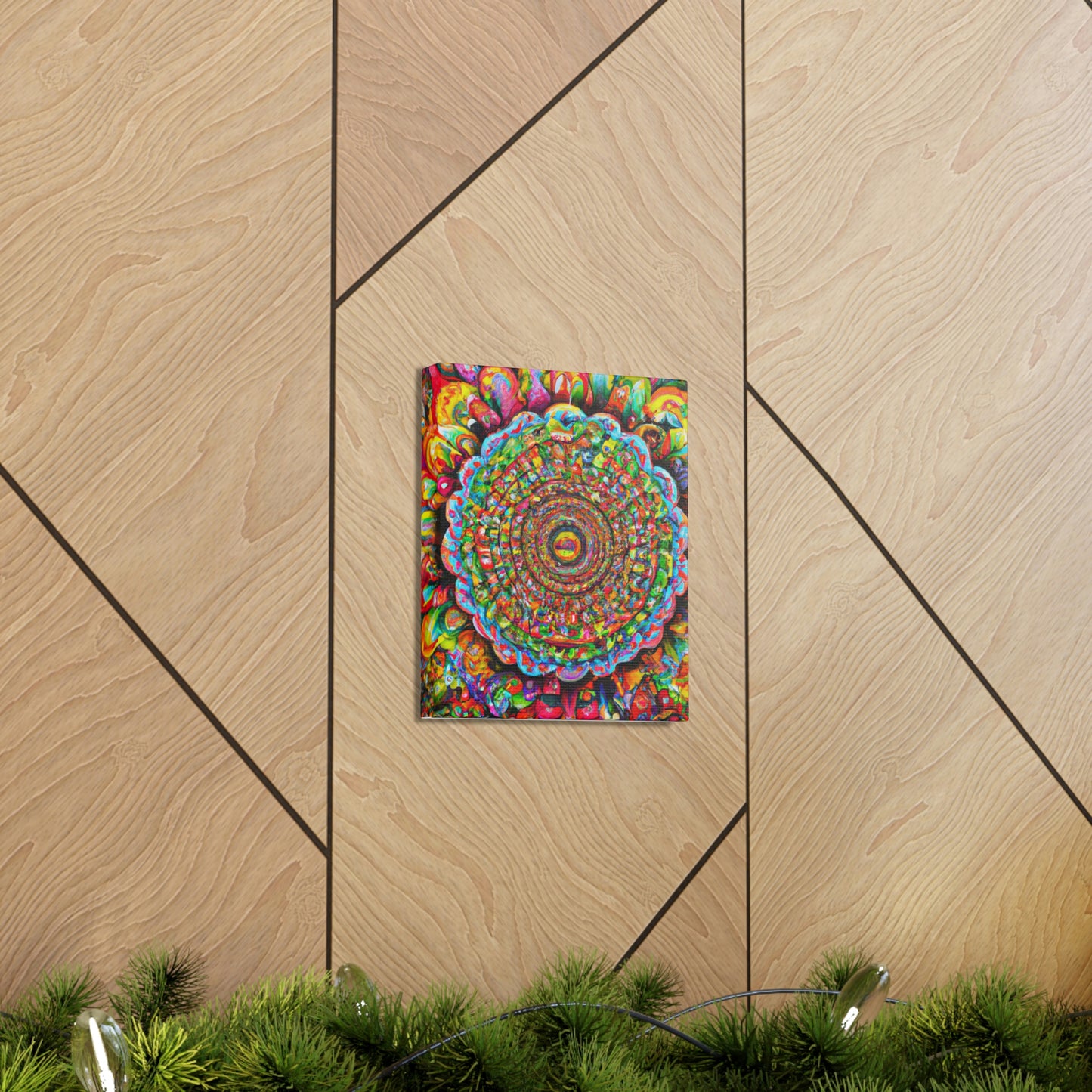 Psychedelic Bloom. - Canvas