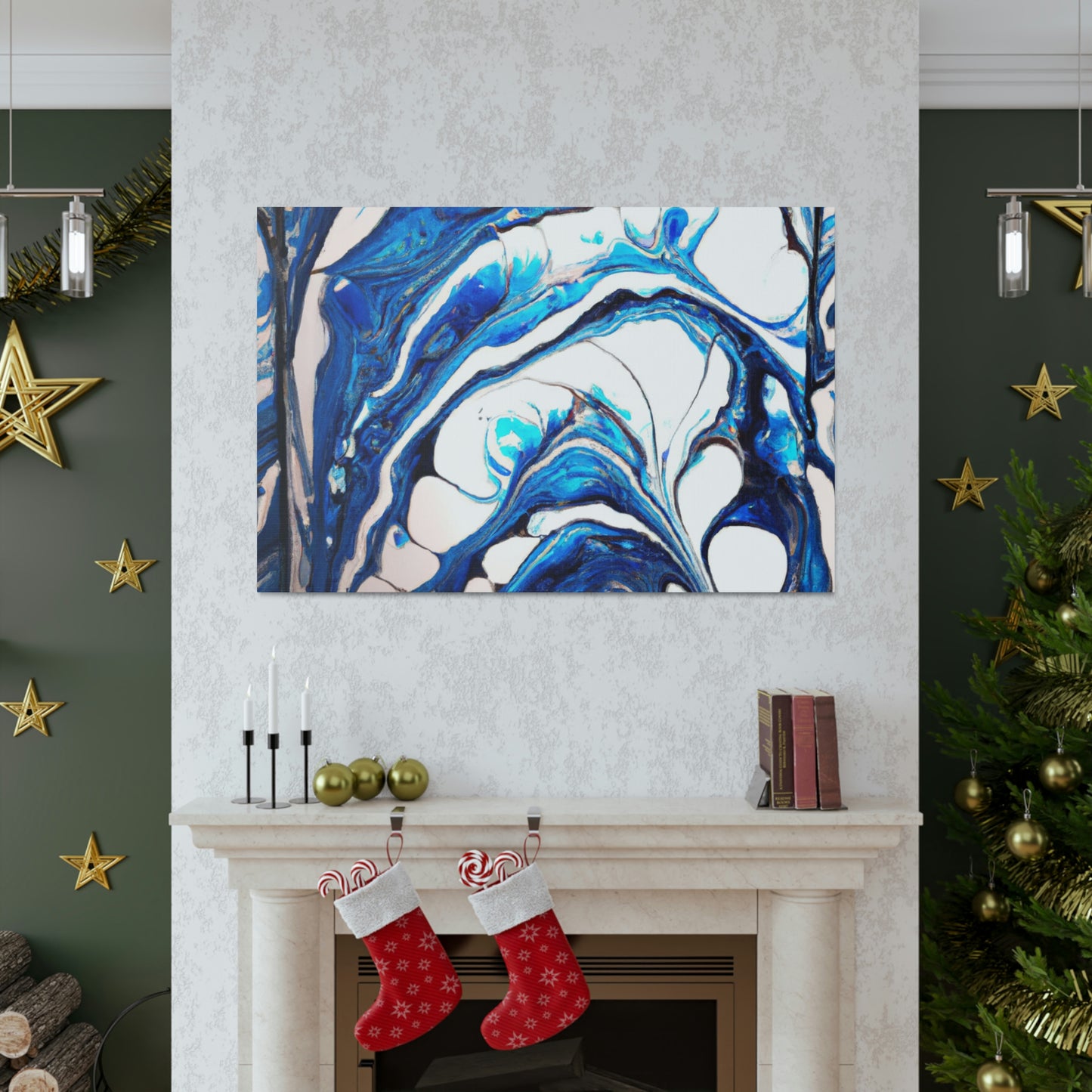 Aqua Splendor. - Canvas