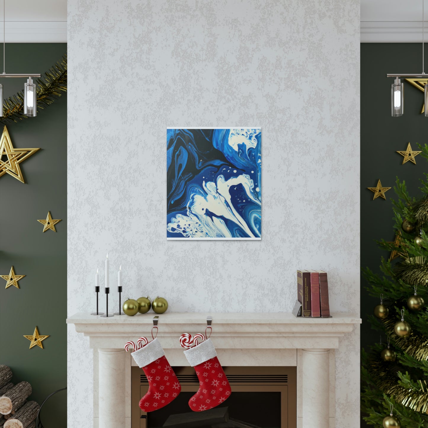 Blue Flux - Canvas