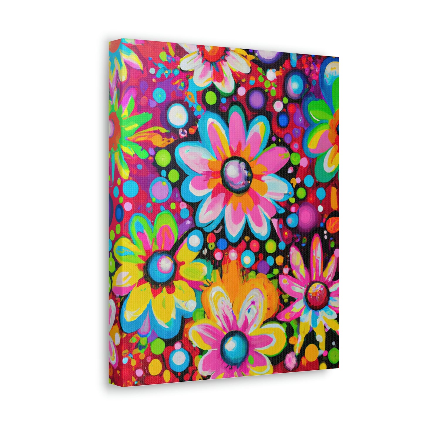 Vibrant Bloom. - Canvas