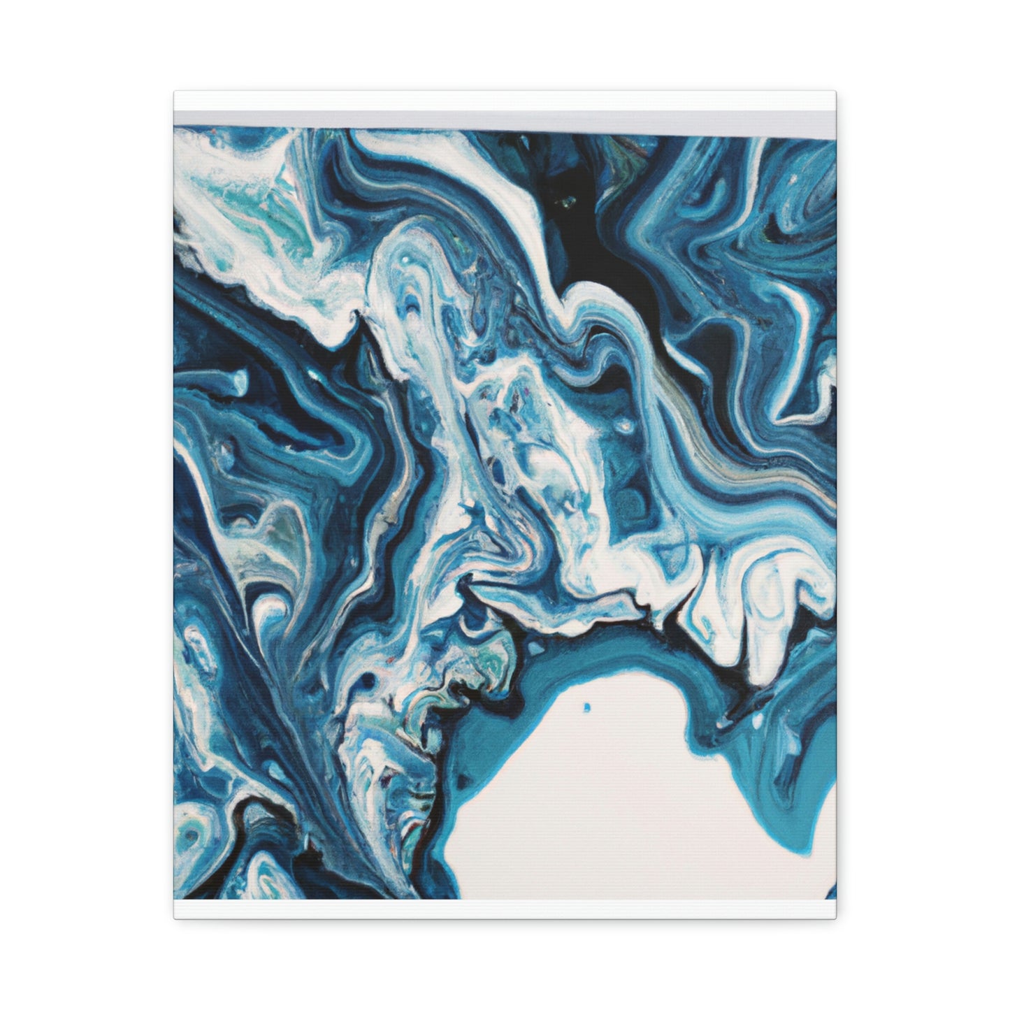 "Blue Harmony". - Canvas
