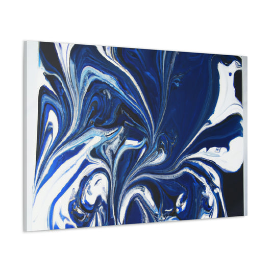 Blue Embrace. - Canvas