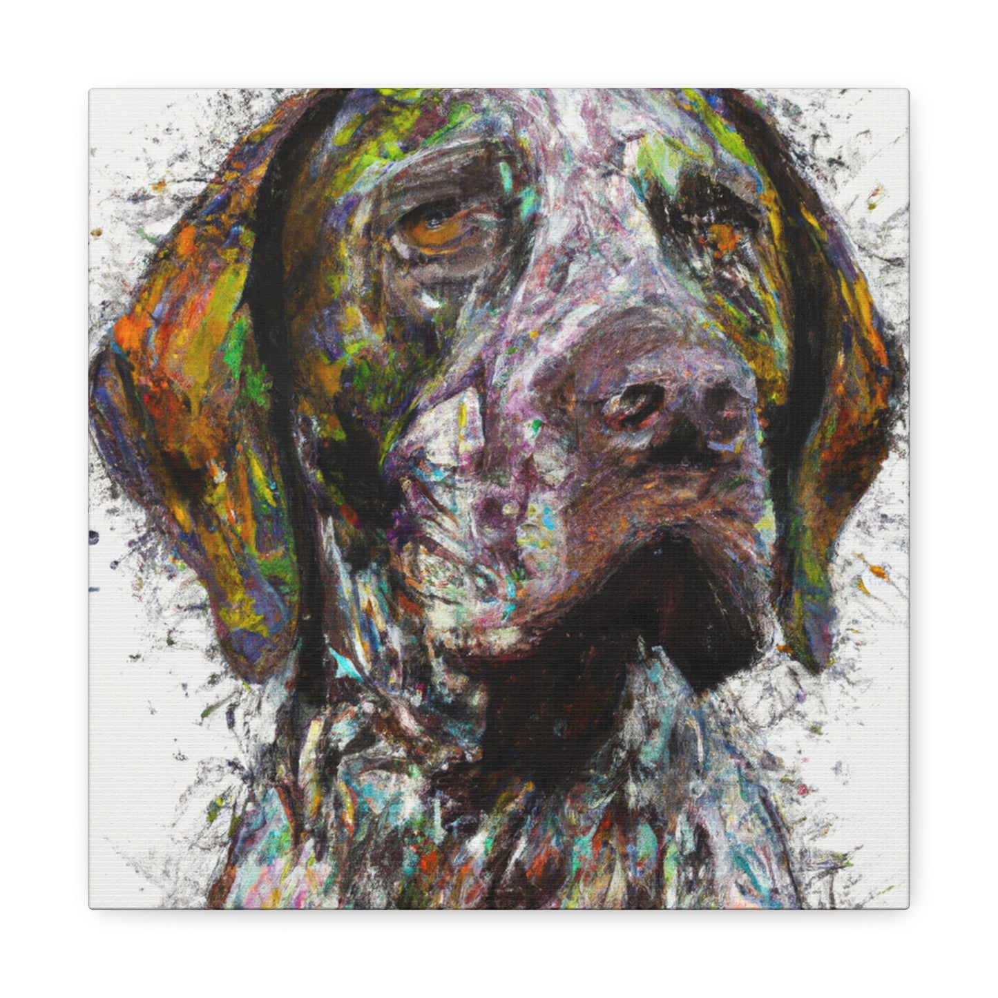 "Painted Pointer" - Canvas