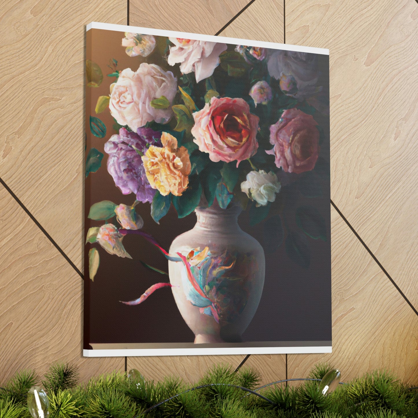 Blooming Petal Splendor - Canvas