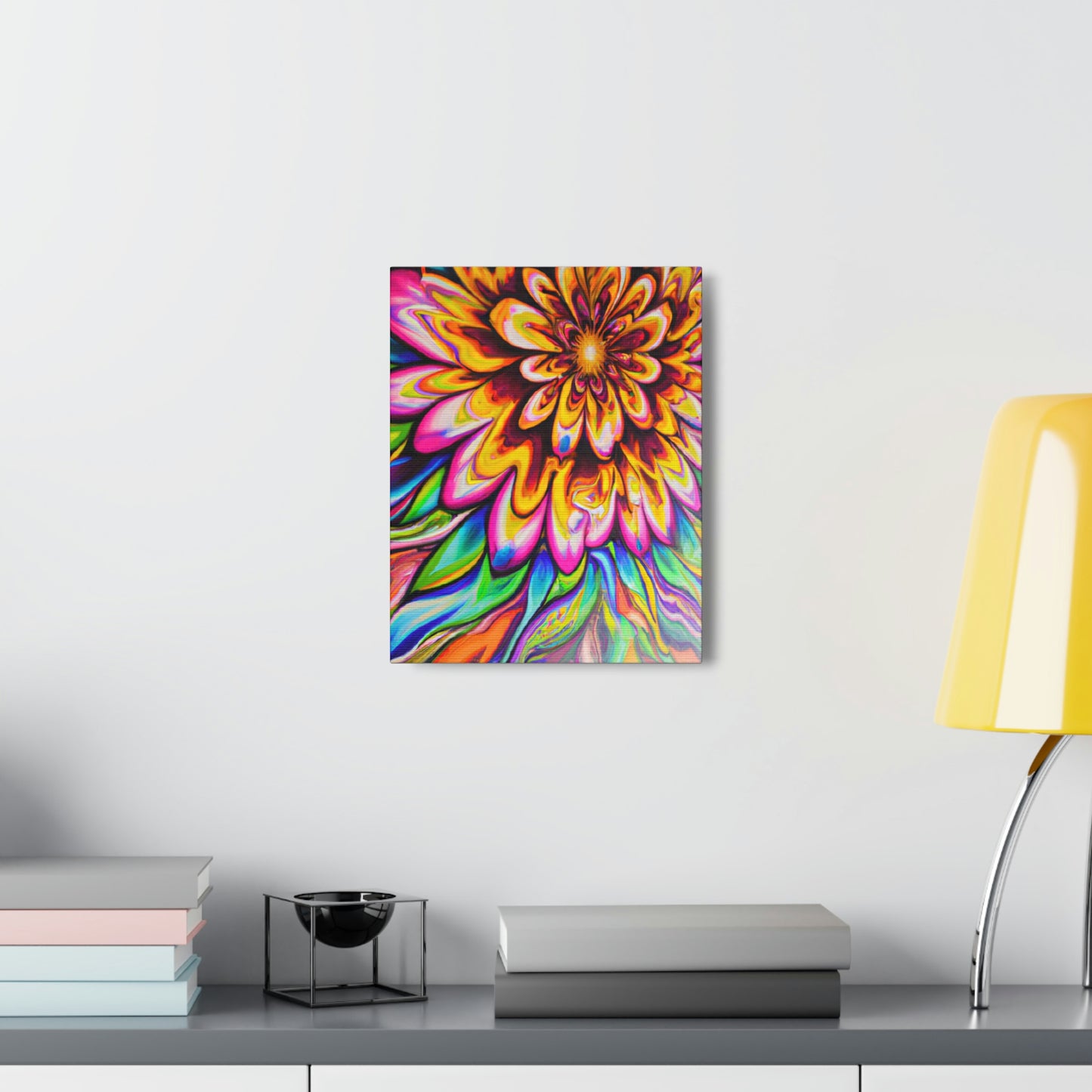 Psychedelic Bloom - Canvas