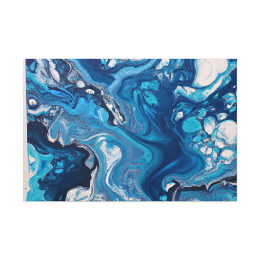 Blue Elegance - Canvas