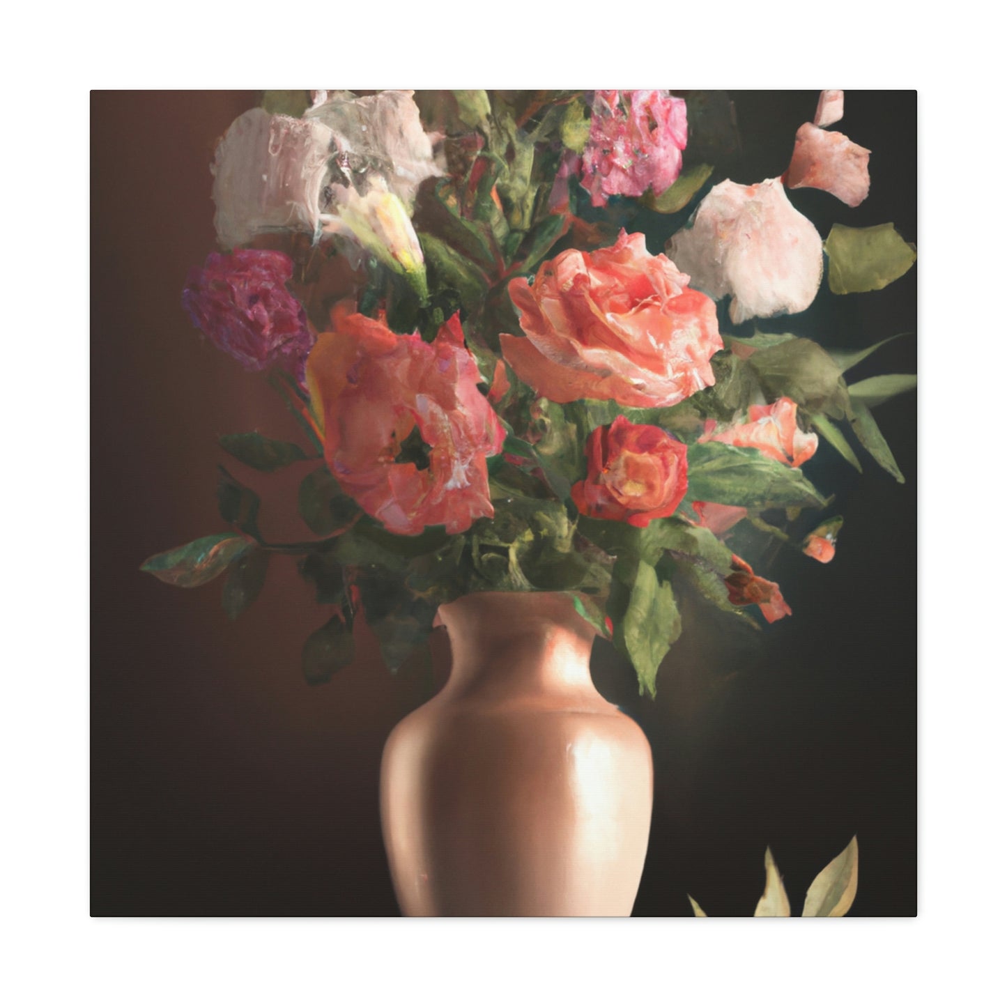 "Floral Finery Wonderland" - Canvas