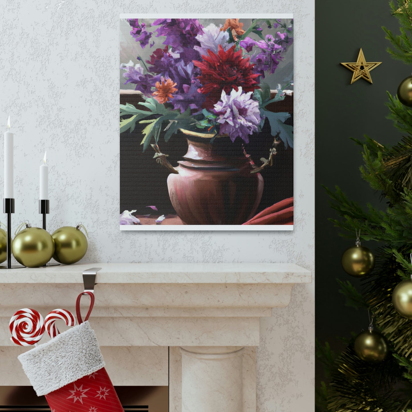 Floral Splendor Dream. - Canvas