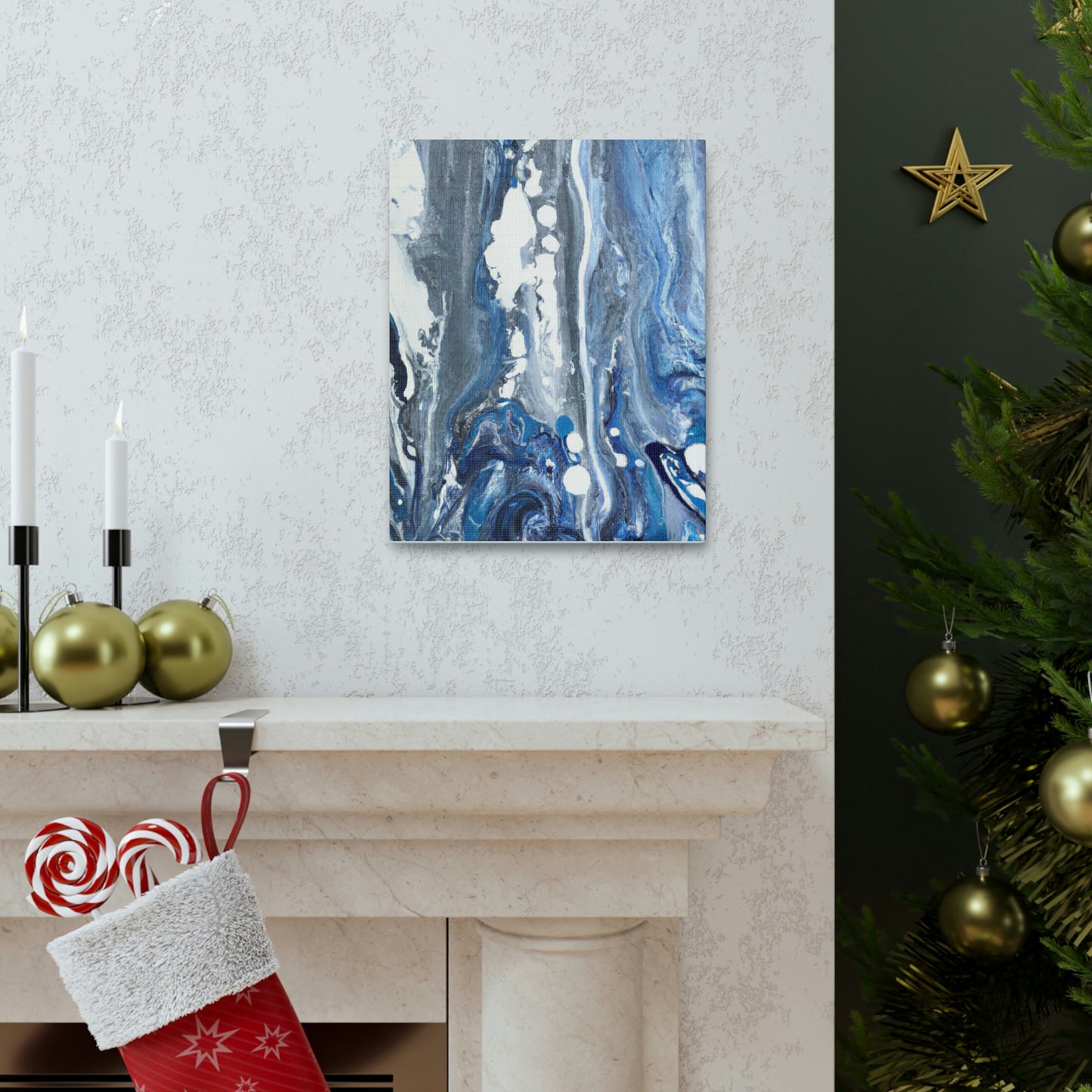 Blue Opulence - Canvas