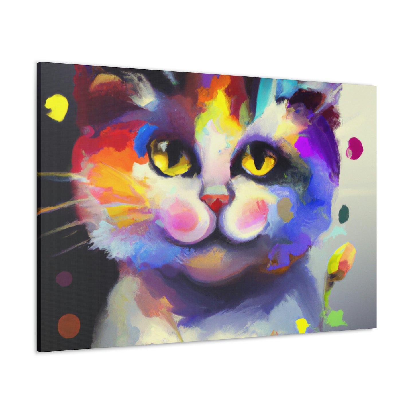 "Fur Florals" - Canvas