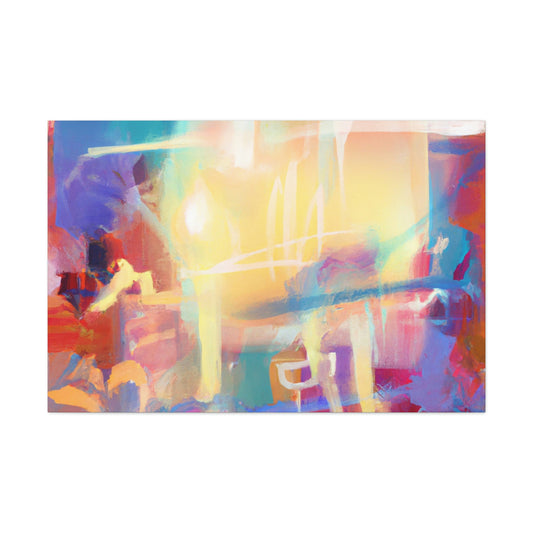 Cosmic Bloom. - Canvas