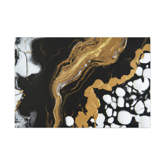 Glittering Ebony Cosmos - Canvas