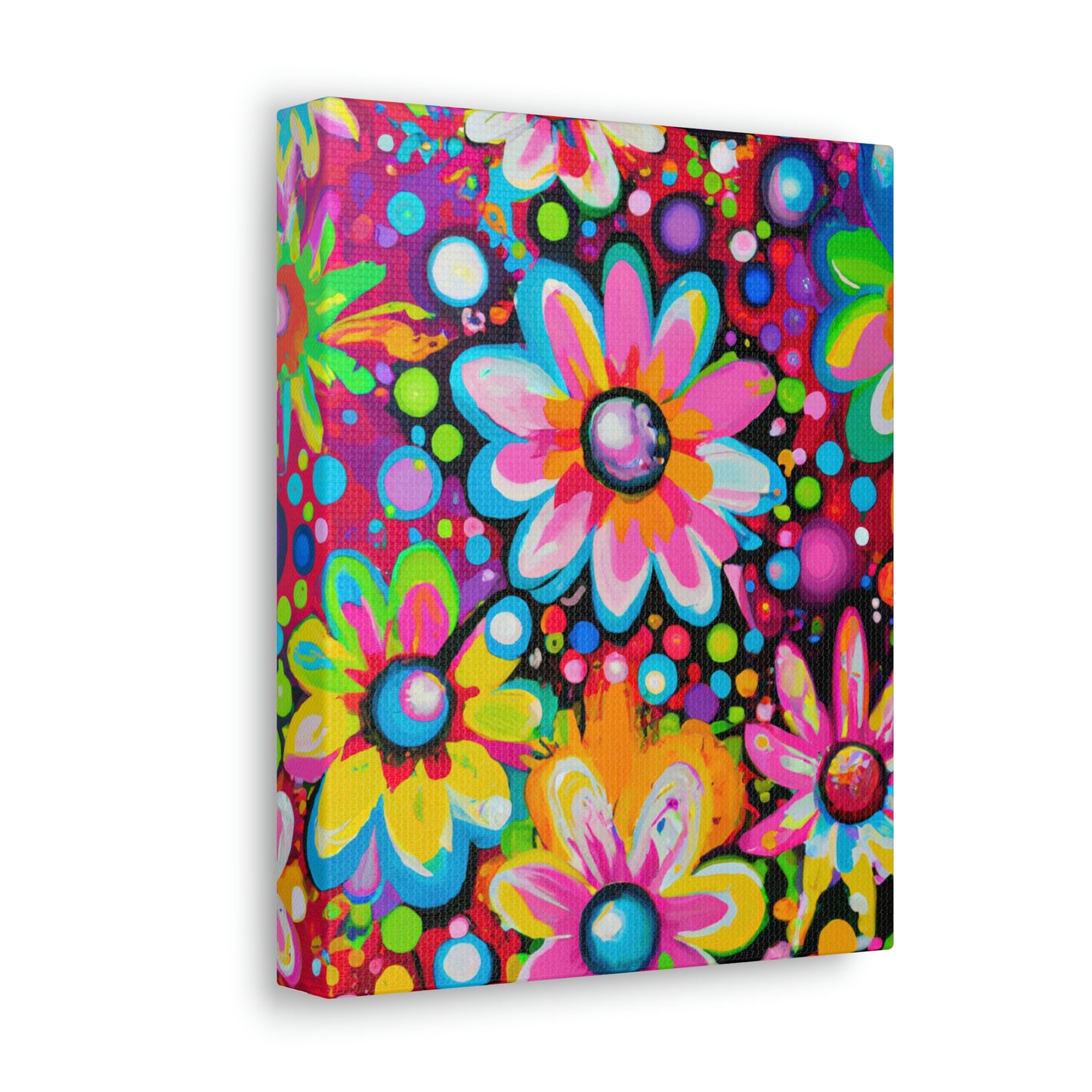 Vibrant Bloom. - Canvas
