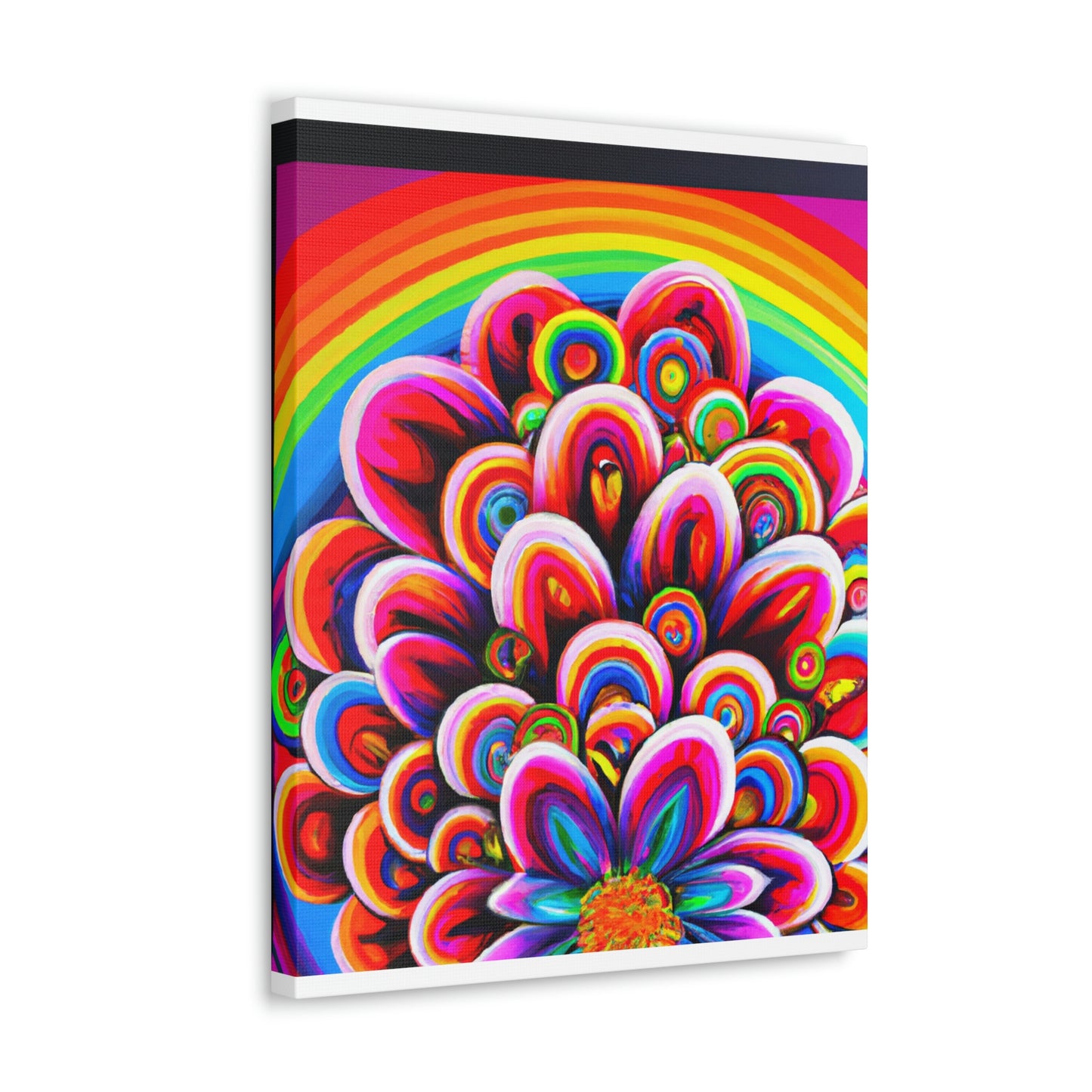 Vivacious Blooms. - Canvas