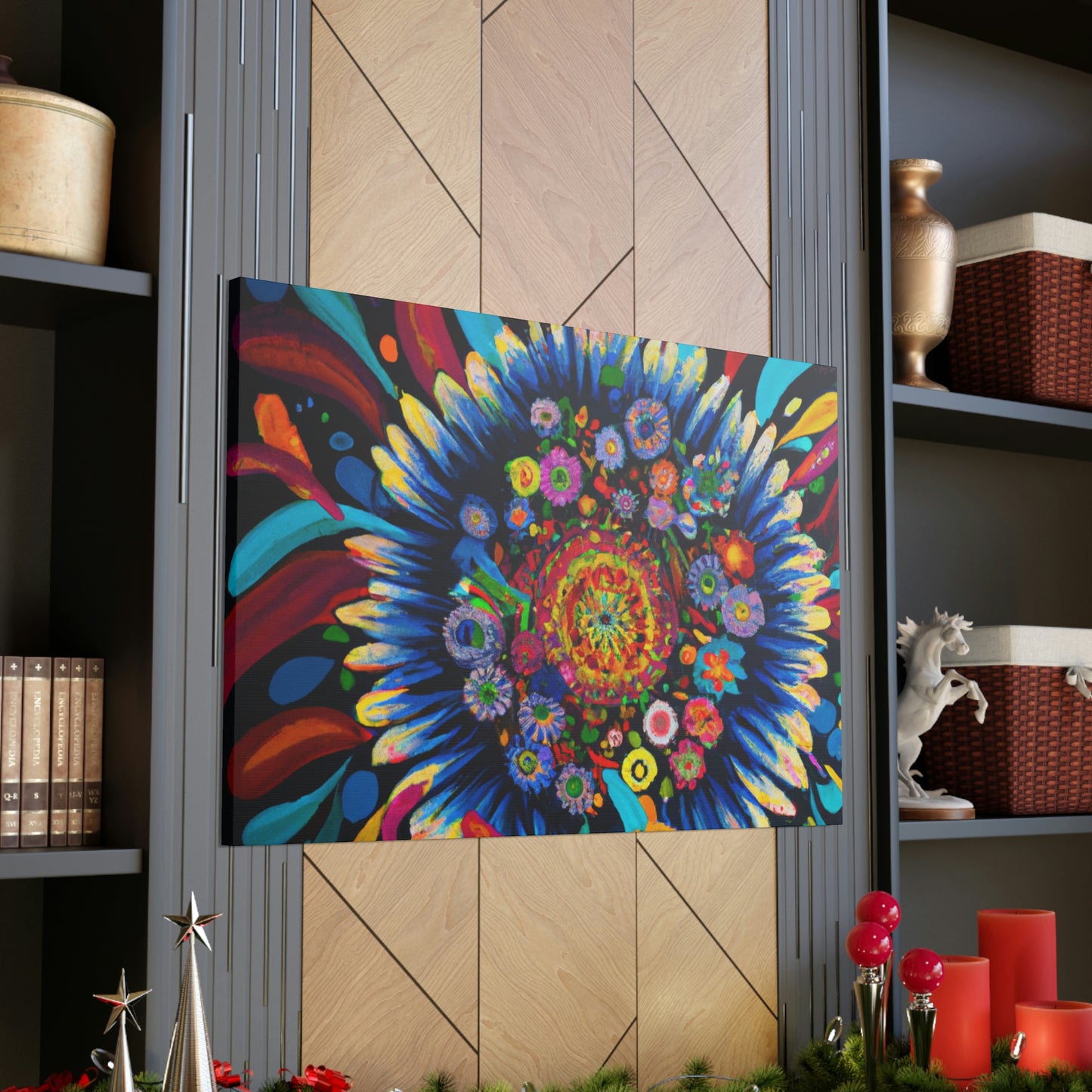Vibrant Bloom. - Canvas