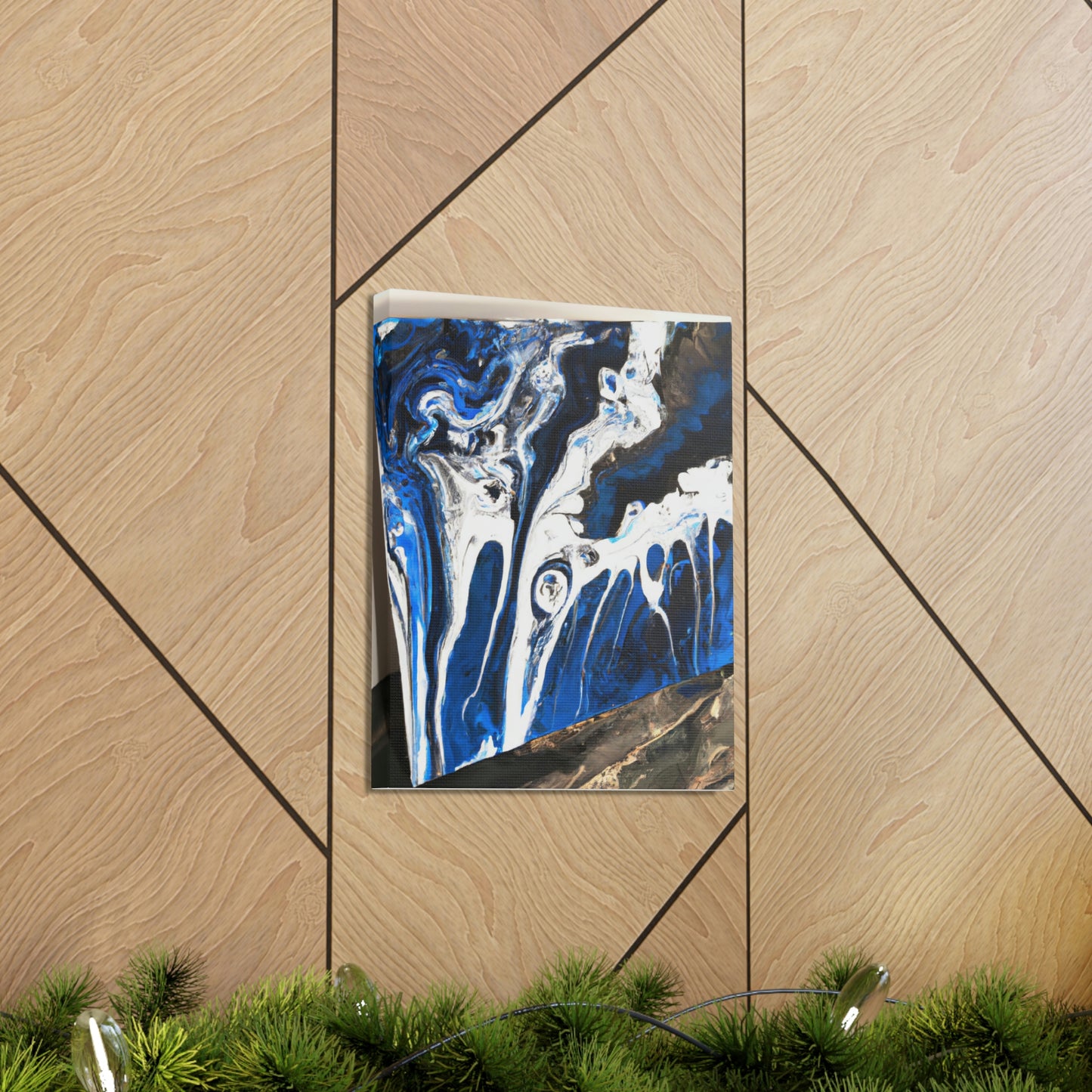 Blue Brilliance. - Canvas