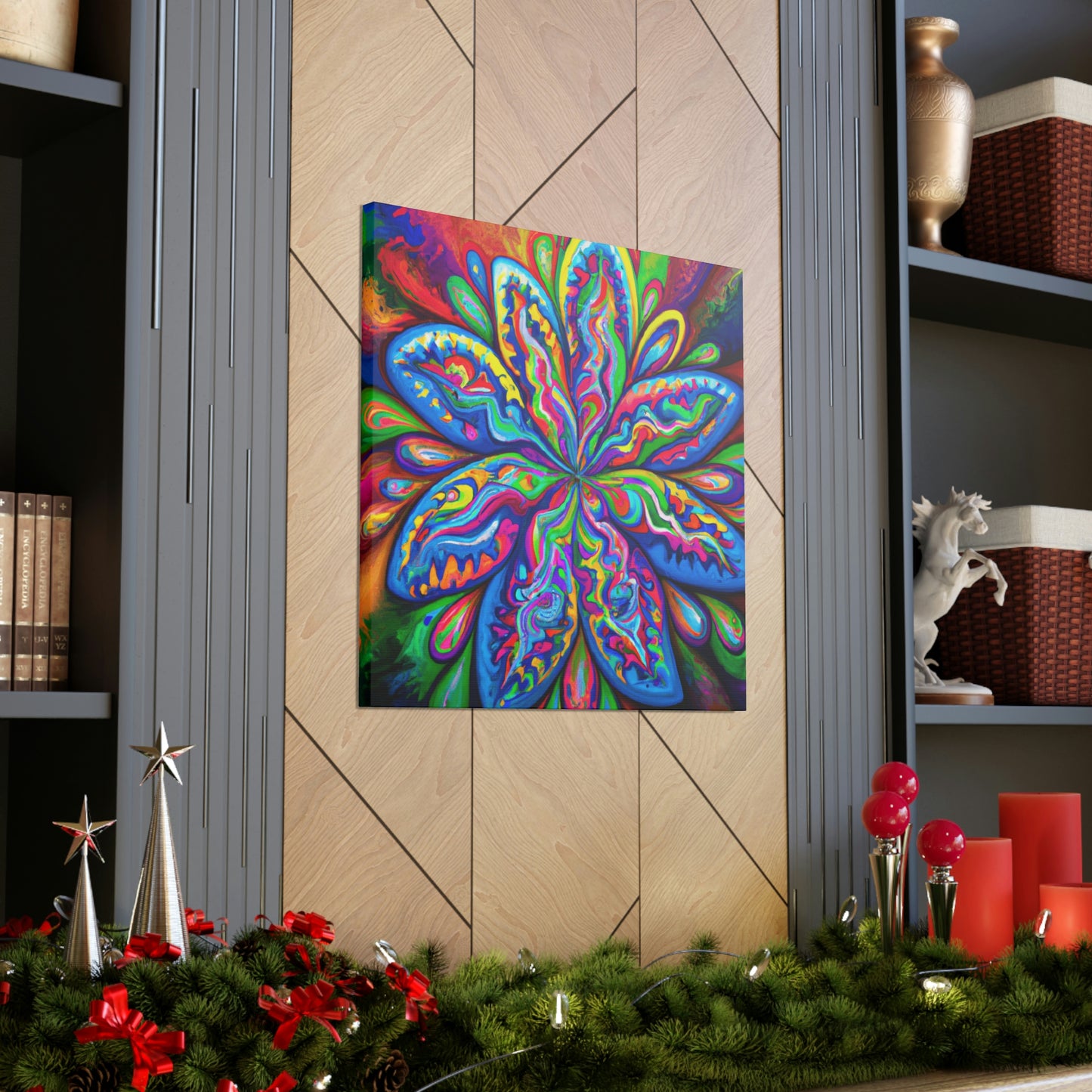 Psychedelic Bloom - Canvas