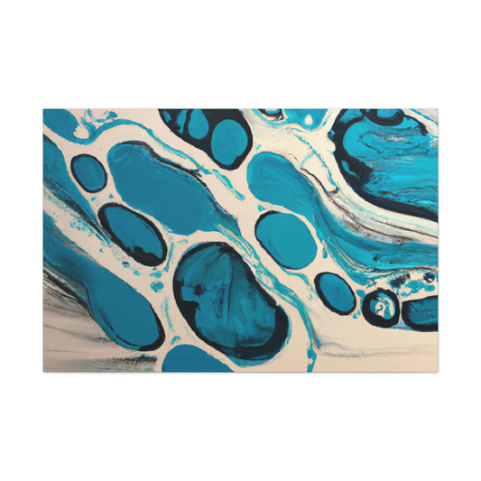 "Aqua Flow" - Canvas