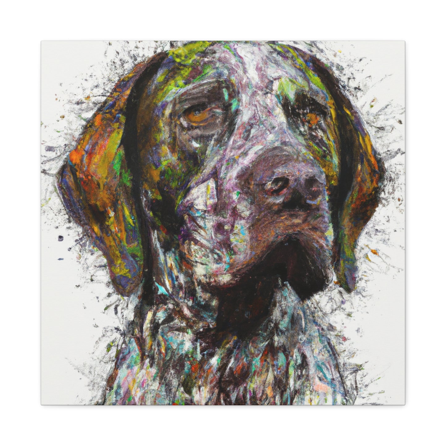 "Painted Pointer" - Canvas