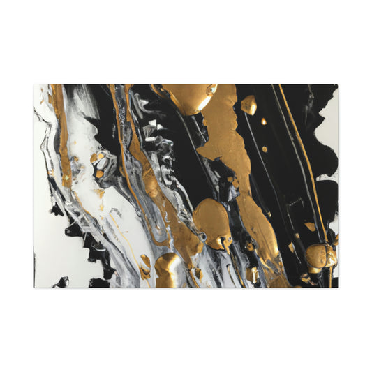 Glittering Noir Luxe - Canvas