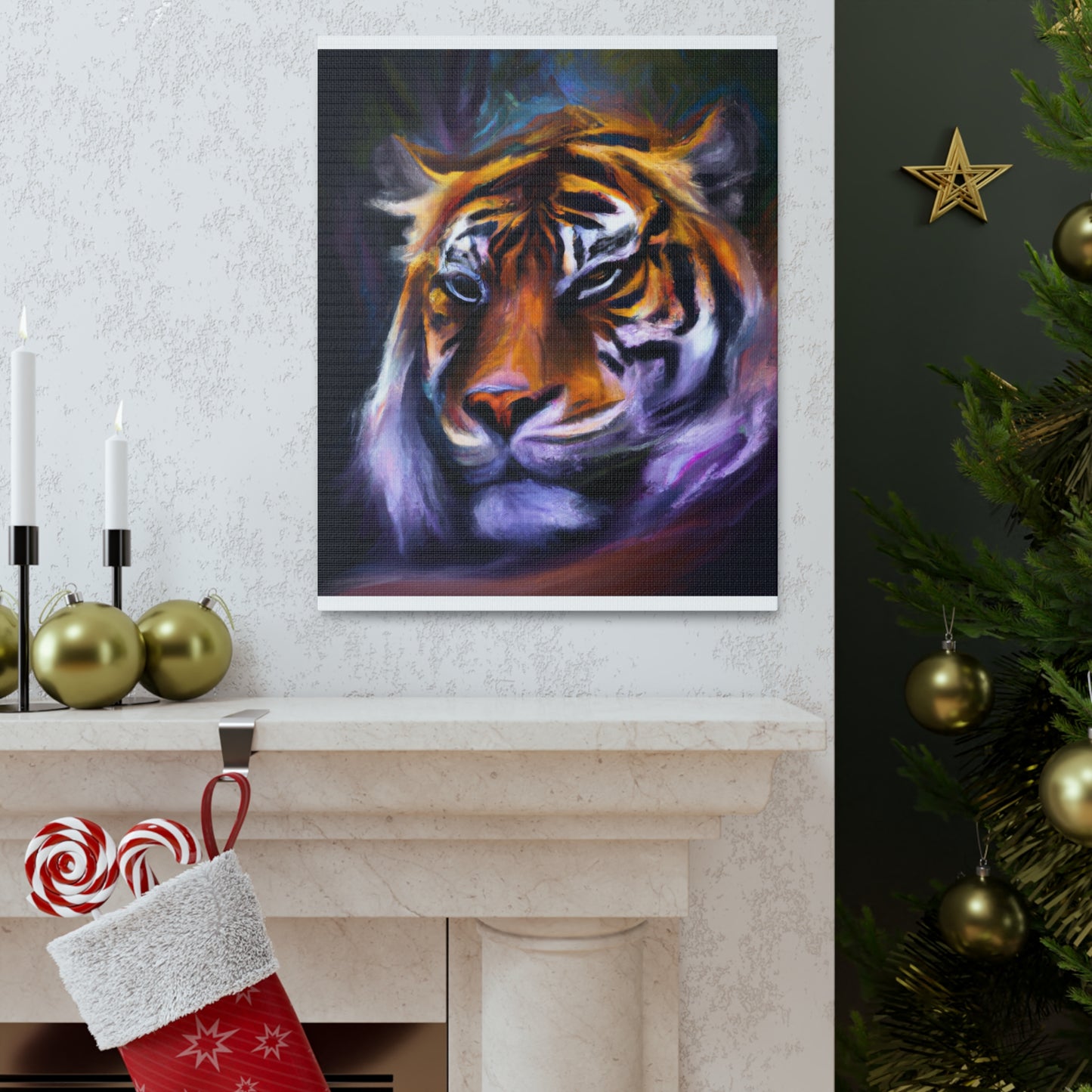 Fierce Tiger! - Canvas