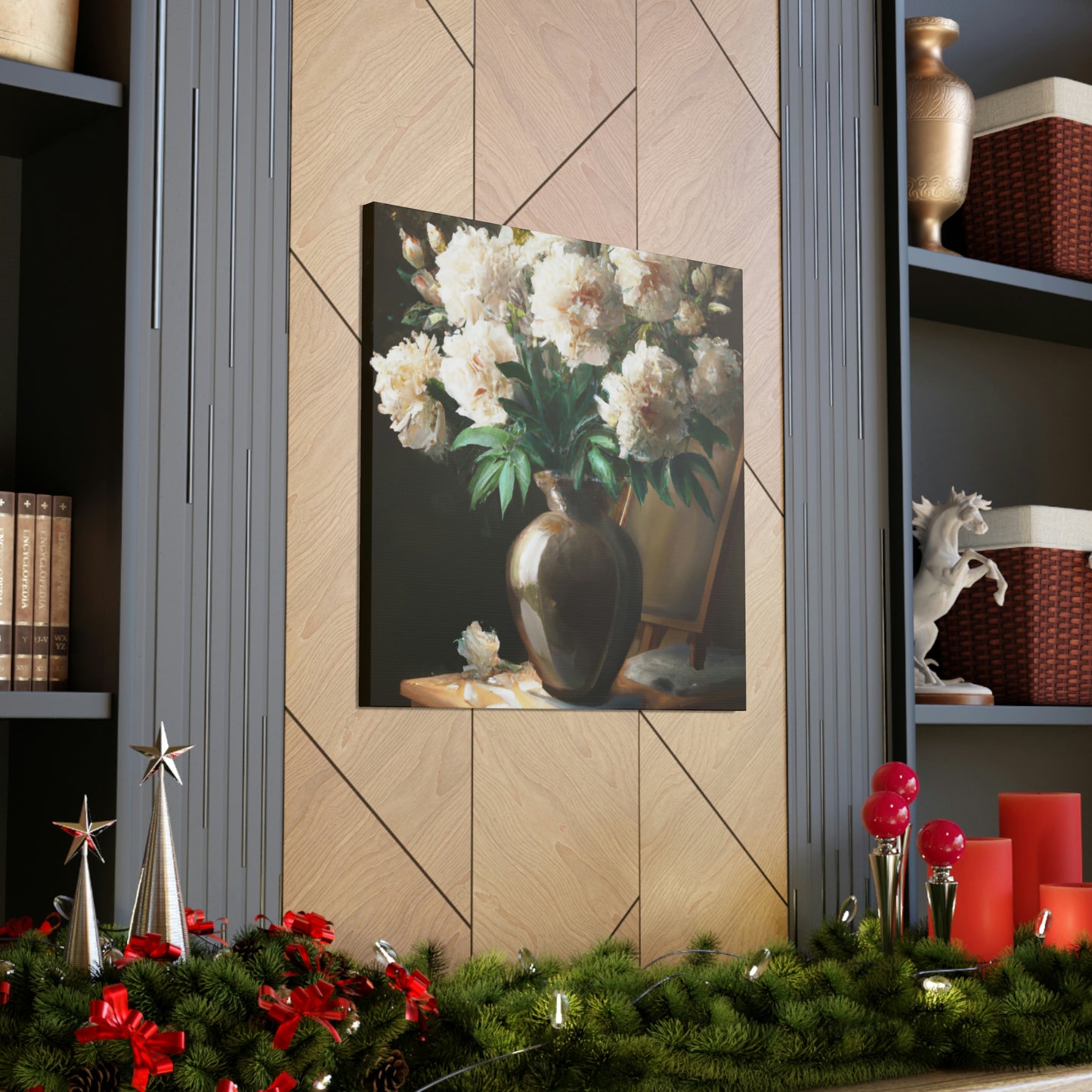 Floral Glamour Burst - Canvas