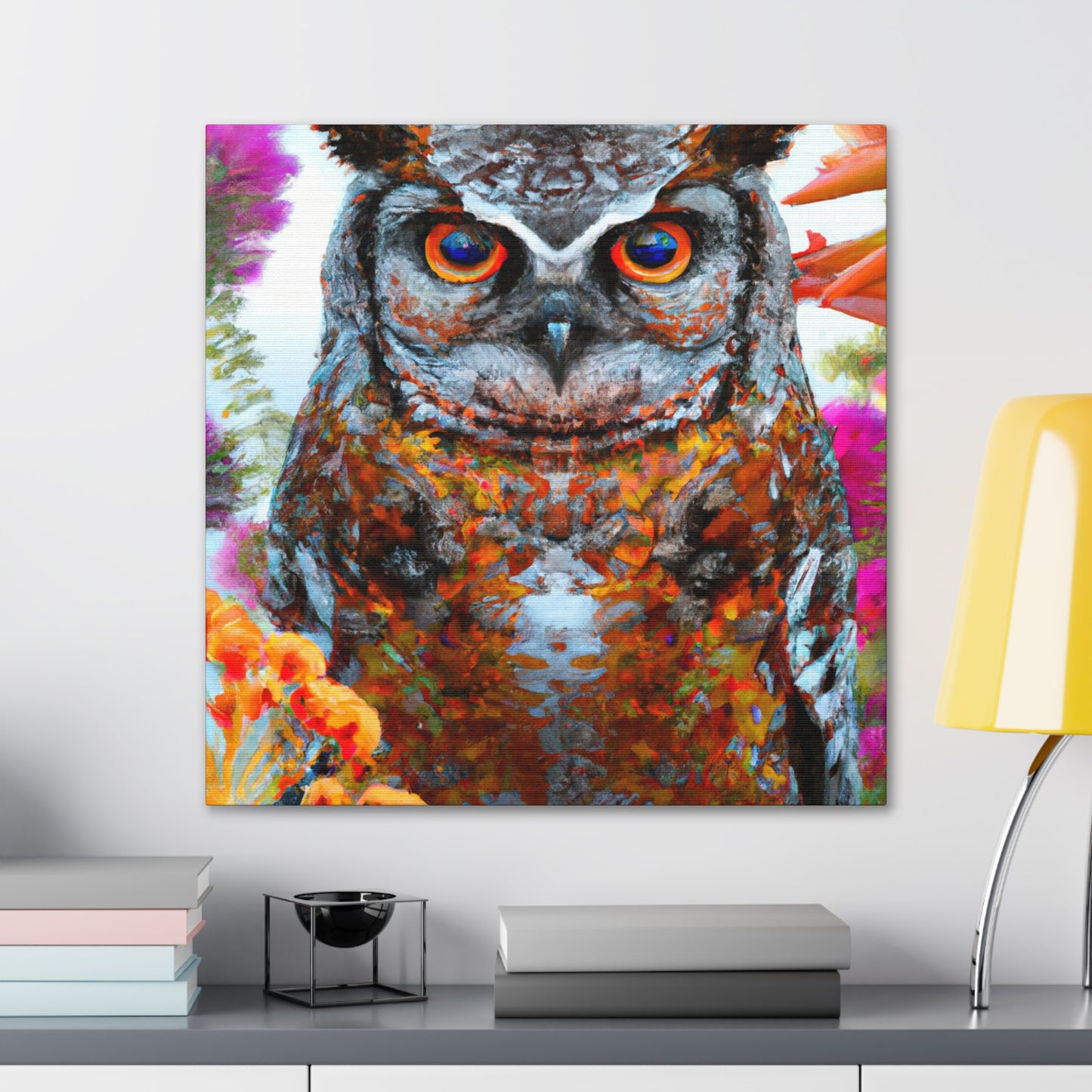 Owl's Splendor. - Canvas