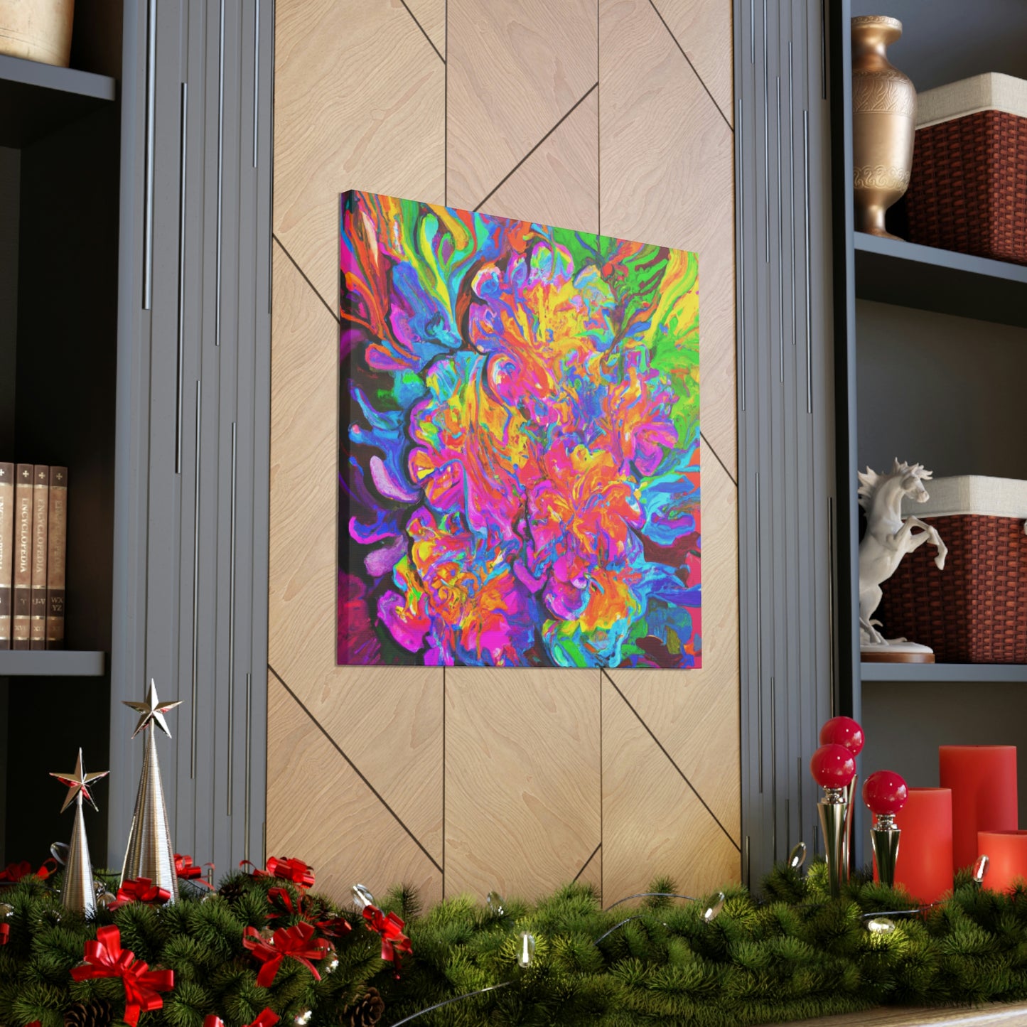 Vivid Blooms. - Canvas