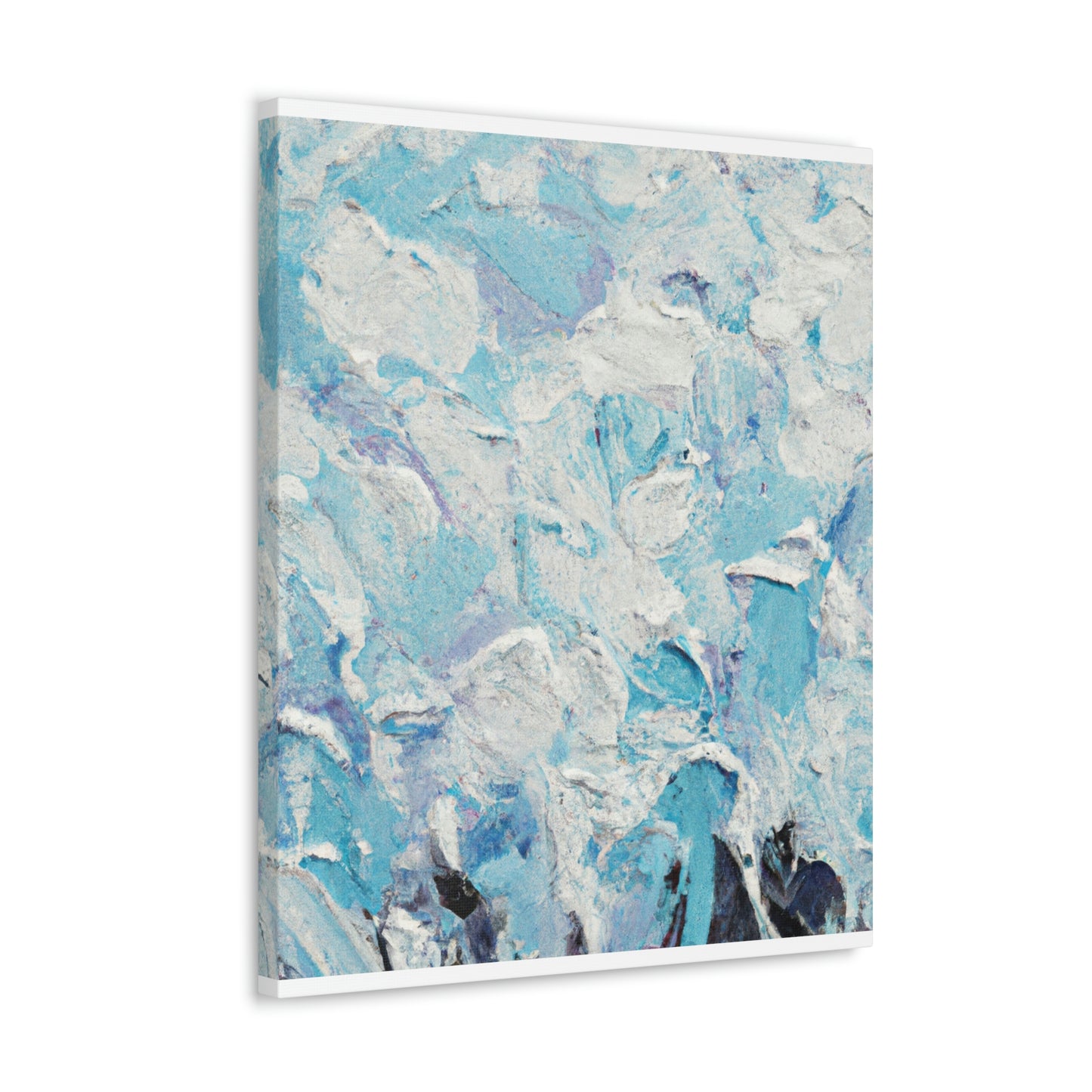 "Aqua Lace" - Canvas