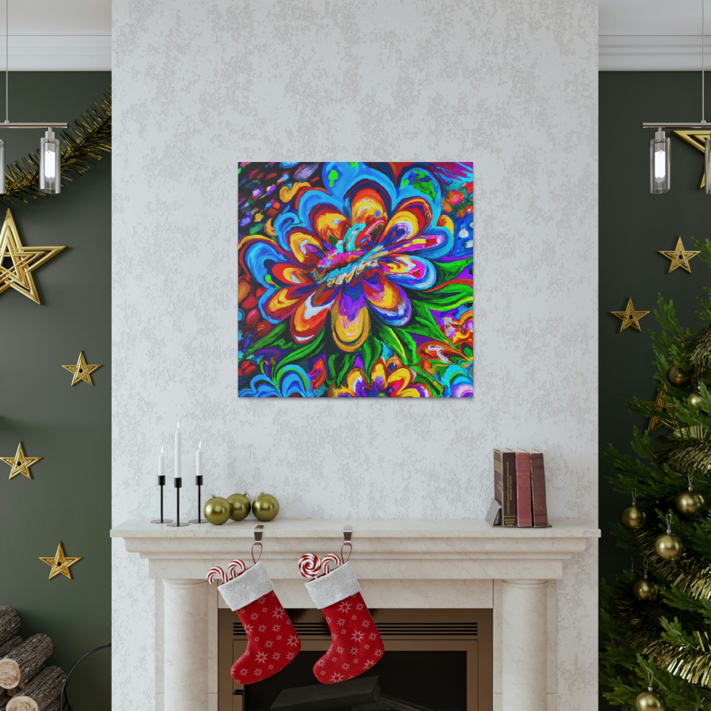 Fantasy Flora. - Canvas