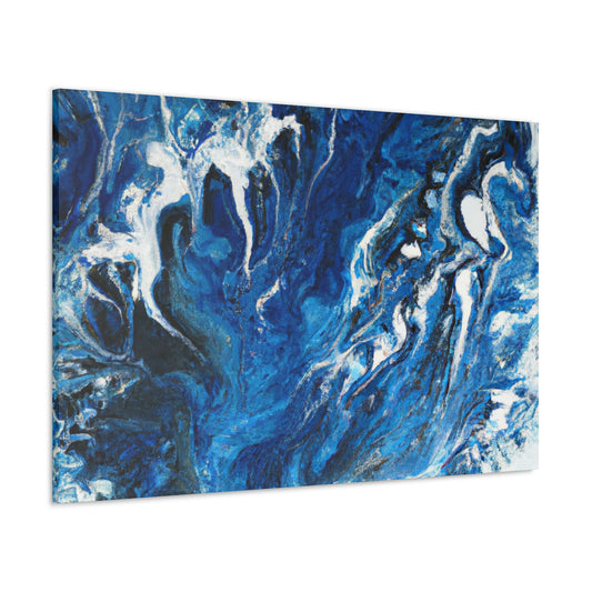 Aqua Tide. - Canvas