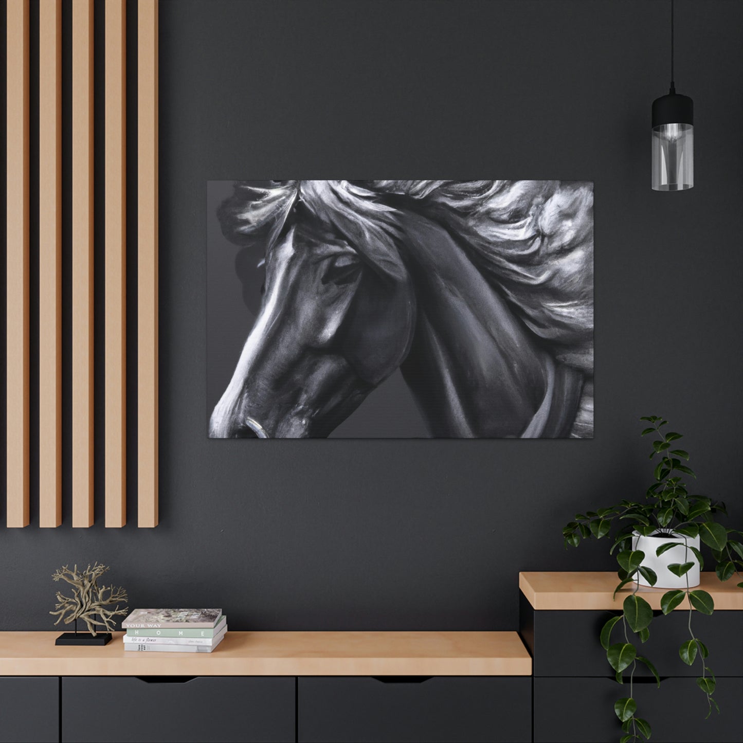 Equine Lattice - Canvas