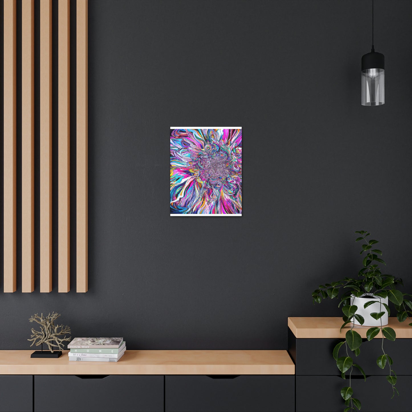 Psychedelic Bloom. - Canvas