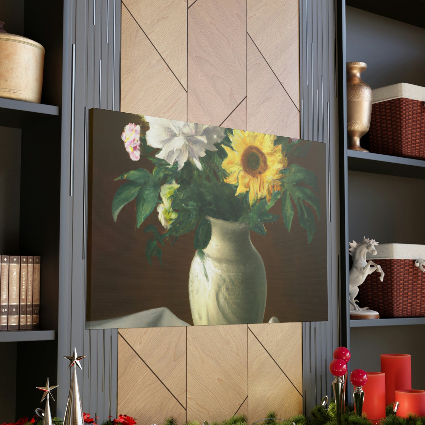 Floral Essence Glow. - Canvas