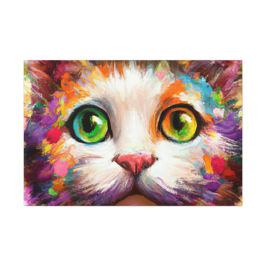 Feline Floral - Canvas