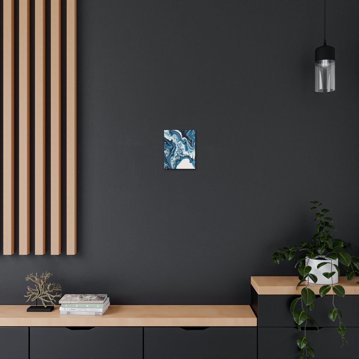 "Blue Harmony". - Canvas
