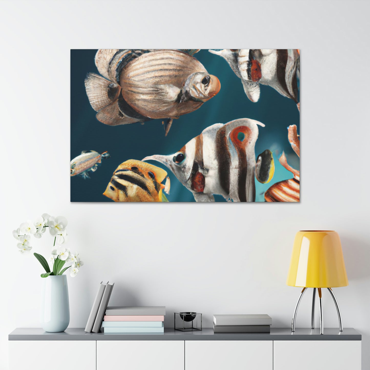 Oceanic Sea Life - Canvas