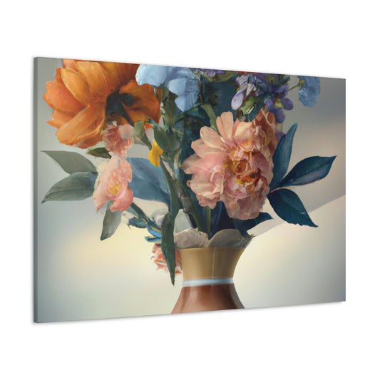 Blooming Floral Splendor. - Canvas