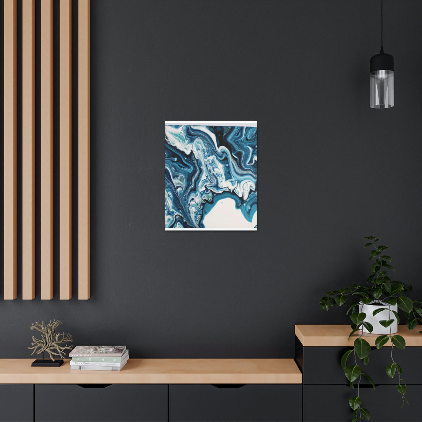 "Blue Harmony". - Canvas