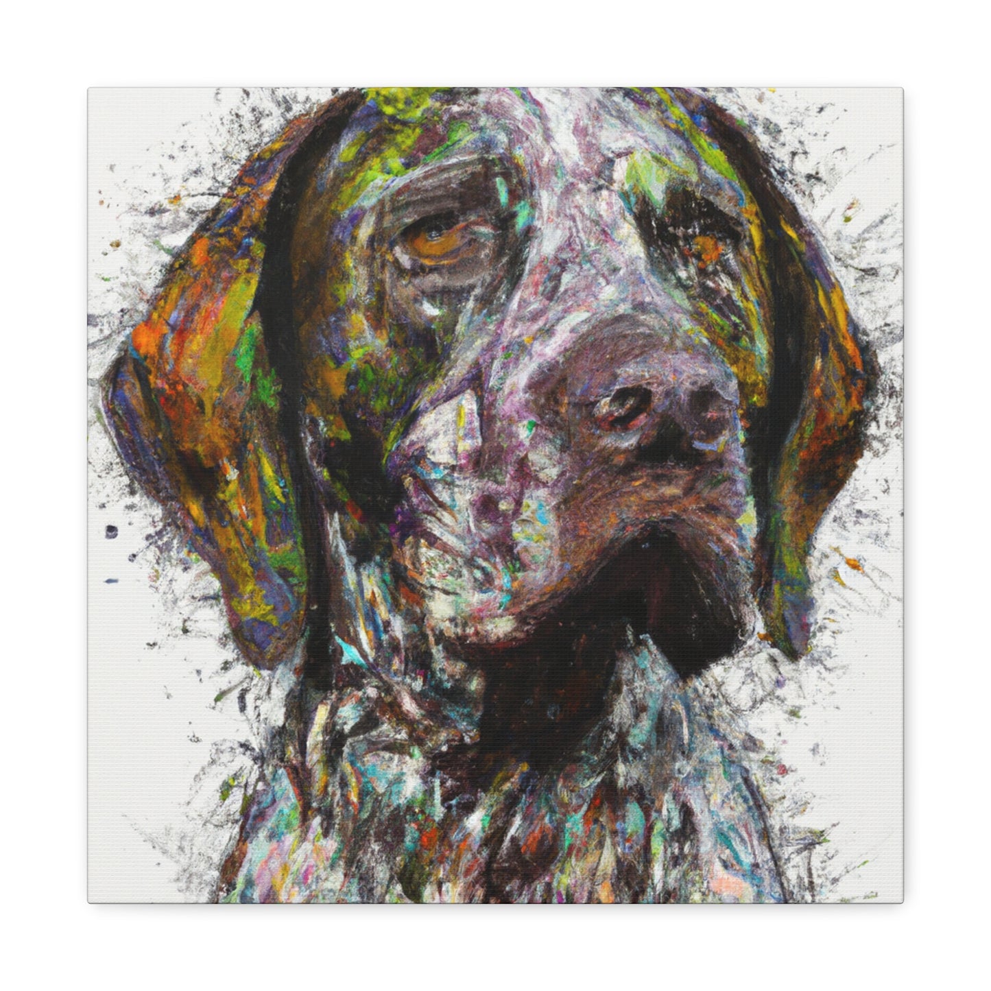 "Painted Pointer" - Canvas