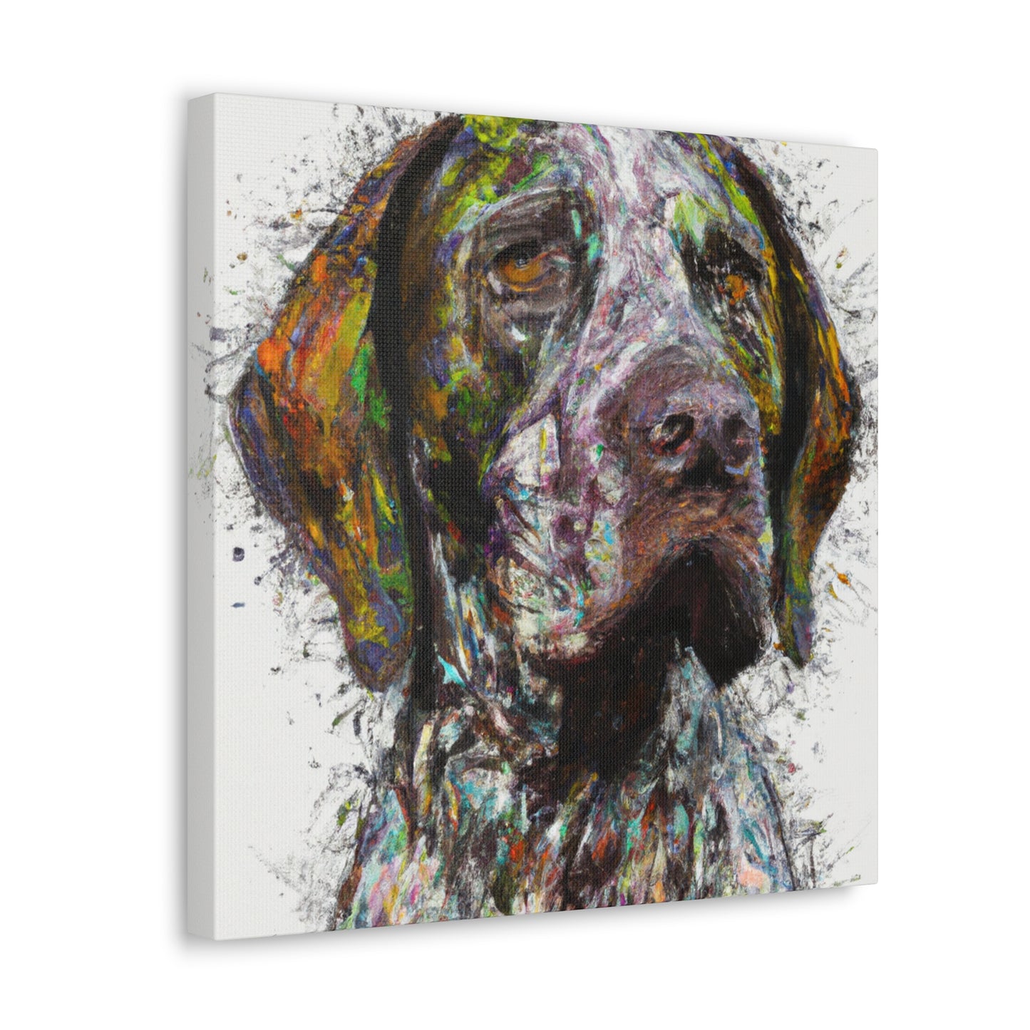 "Painted Pointer" - Canvas