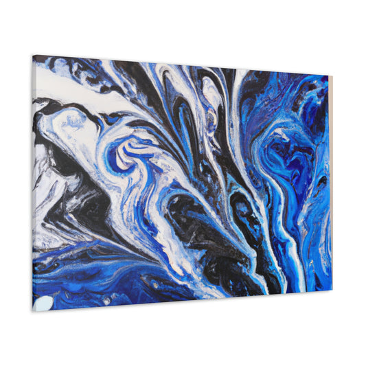 Mystic Azure. - Canvas