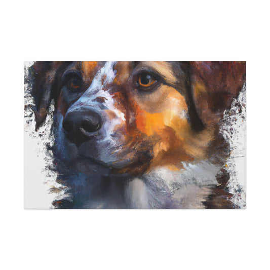 Furry Frenzy. - Canvas