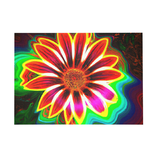 Psychedelic Petal Burst- Puzzle